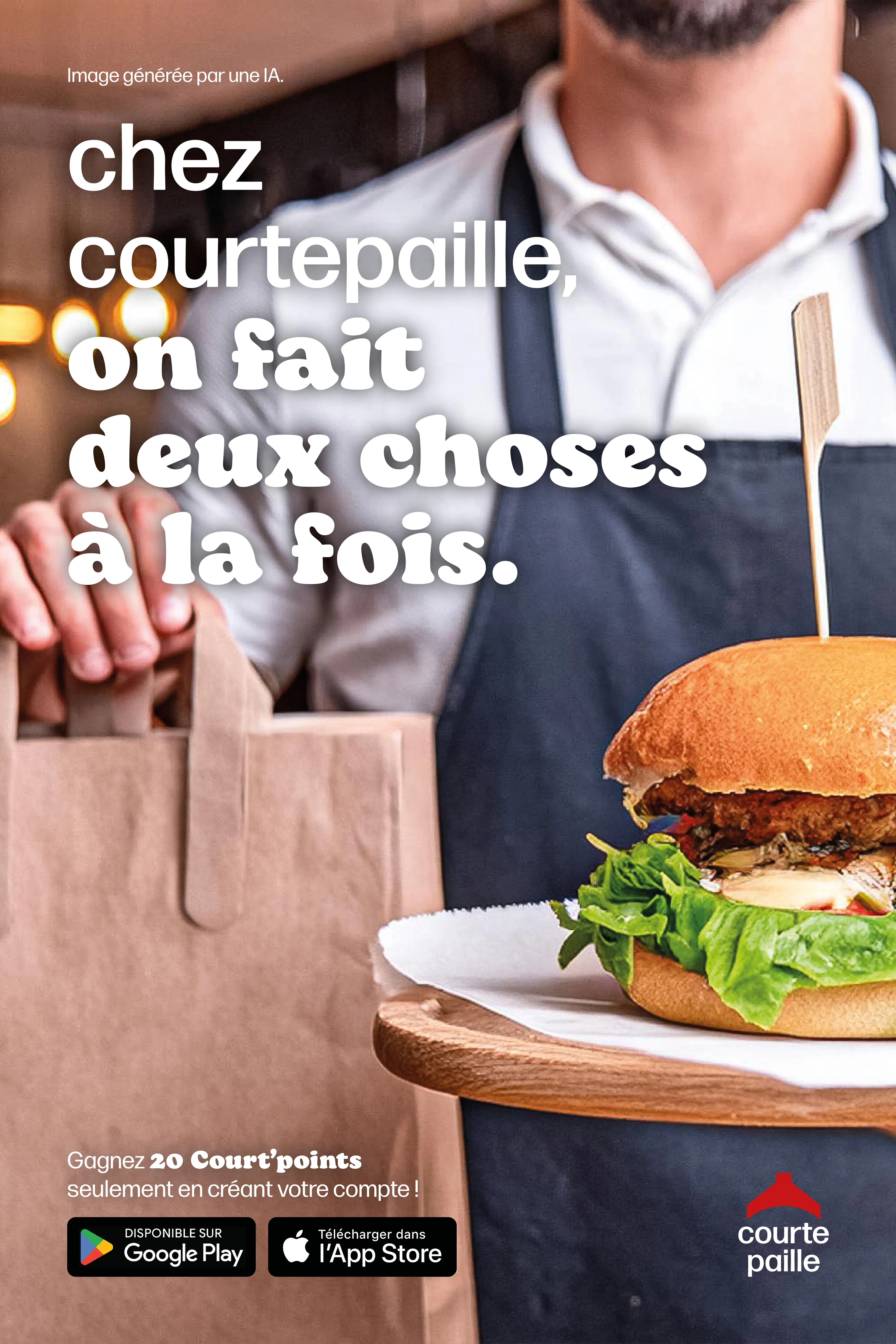 Planche de marque Courtepaille · moodboard branding