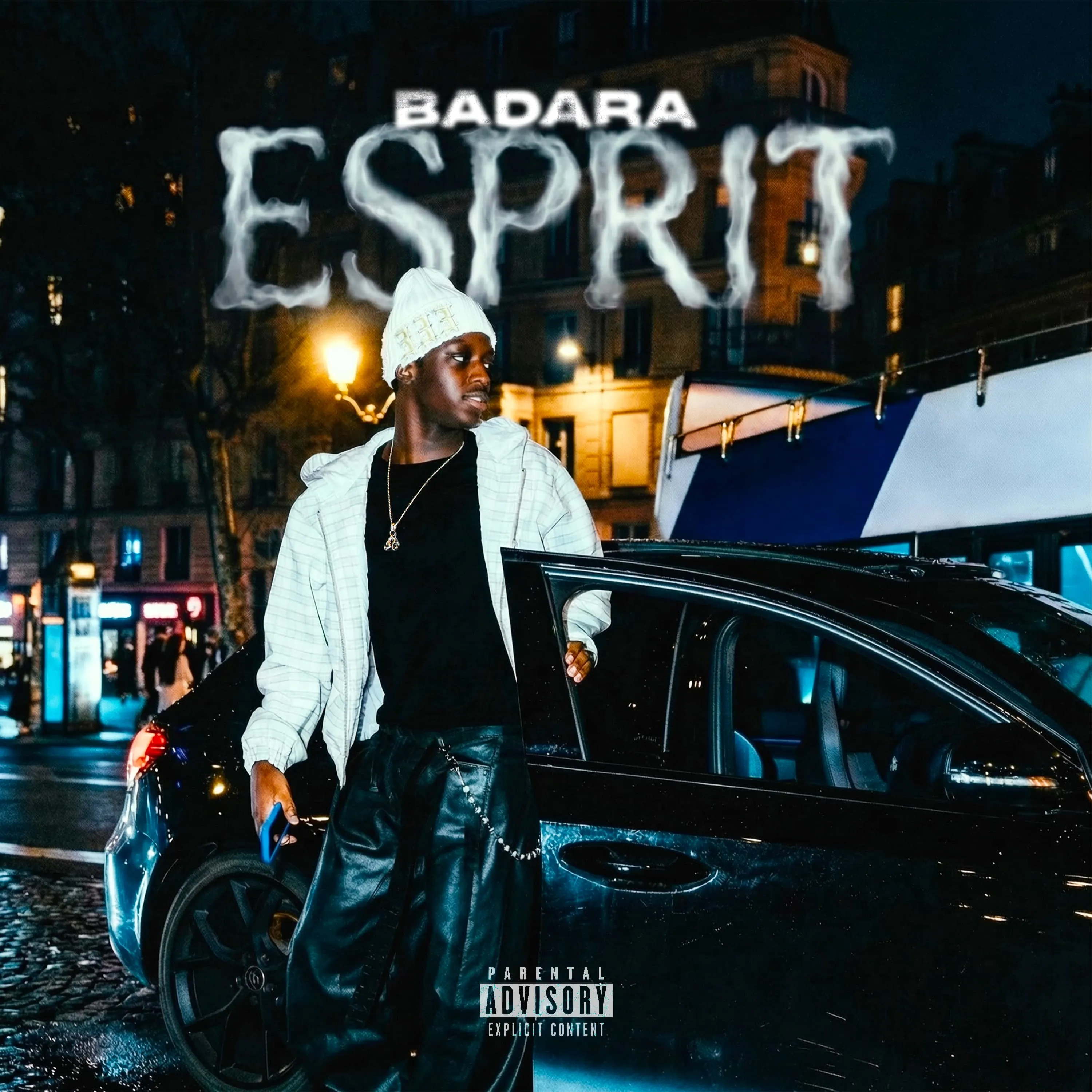 Cover album BADARA · artiste de Nouvelle École (Netflix), direction artistique Florian Bonnet