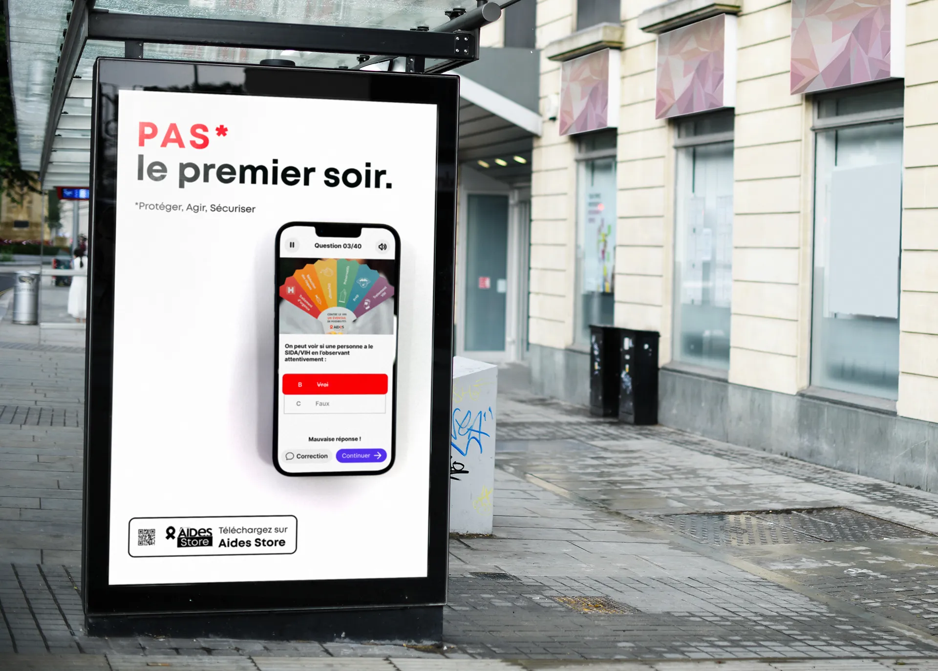 Affichage métro de la campagne MllePitch · communication print