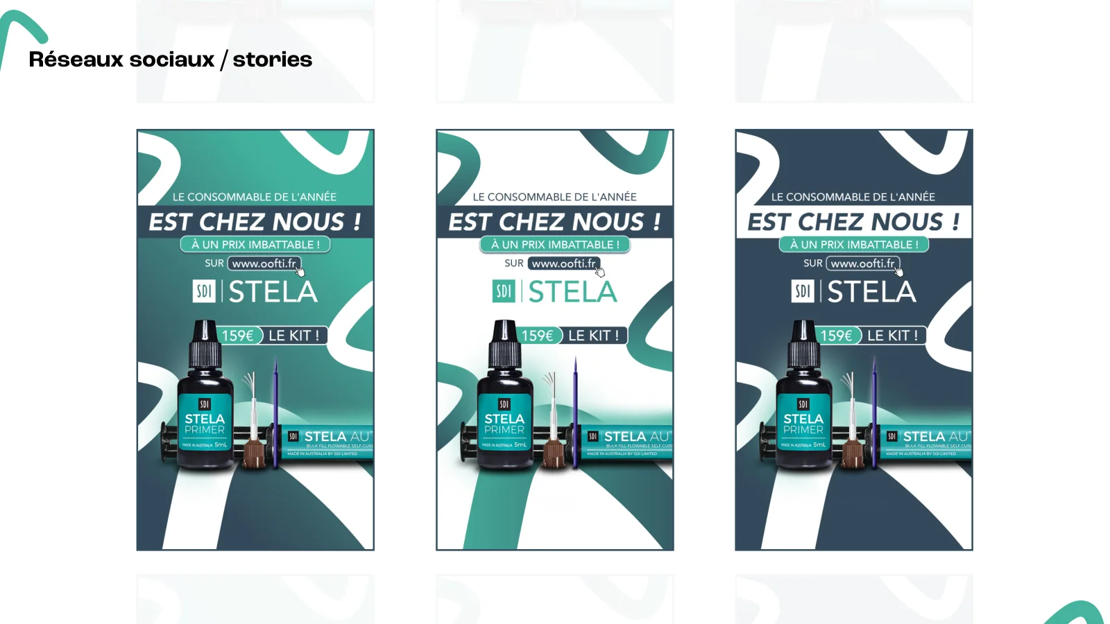 oofti.fr, stories pour les réseaux sociaux