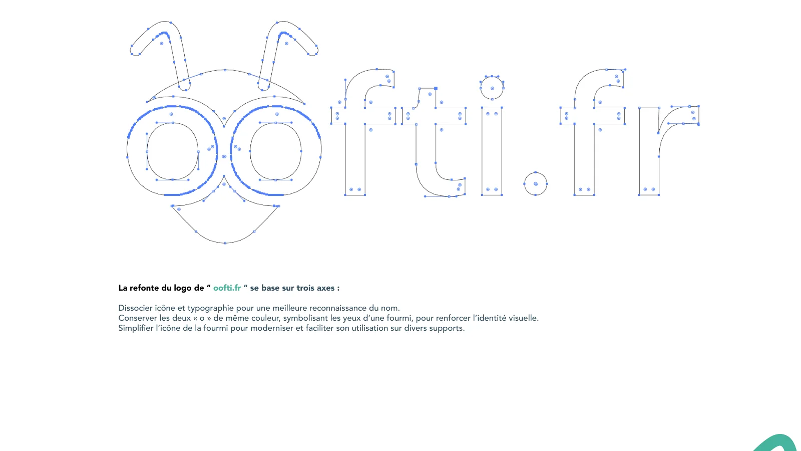 oofti.fr, construction du logo